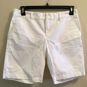 Tommy Hilifiger White Bermuda Chino Shorts